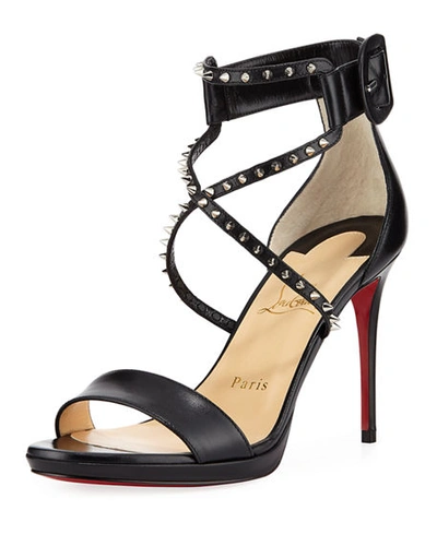 Christian Louboutin Choca Lux Red Sole Sandals