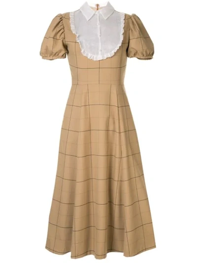 Macgraw Library Dress In Brown