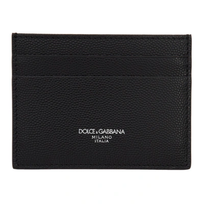 Dolce & Gabbana Dolce And Gabbana Black Logo Card Holder