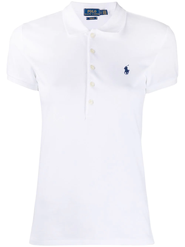 Ralph Lauren Pony-embroidered Polo Shirt In White | ModeSens