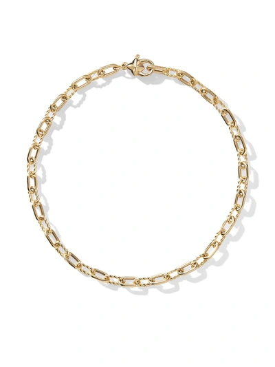 David Yurman Dy Madison 18k黄金中号3mm细手链 - 88 In Gold