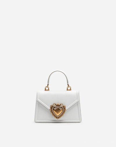 Dolce & Gabbana - The medium-sized white Devotion bag is