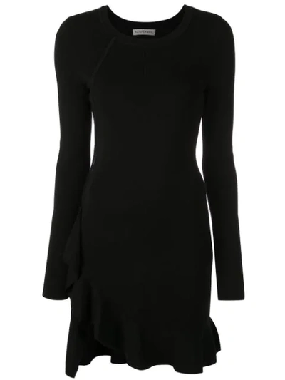 Altuzarra Long Sleeve A-line Sweater Dress In Black