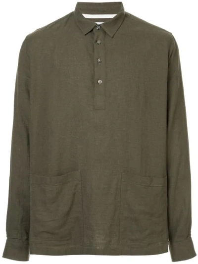 Norse Projects Relaxed Pocket Shirt In Green