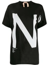 N°21 Nº21 T-shirt Mit Logo-print - Schwarz In Nero