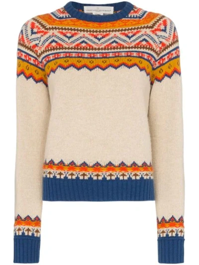Golden Goose Momo Fair Isle Merino Wool Sweater In Multicolour