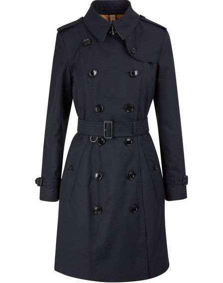 Burberry Chelsea Trench In Midnight | ModeSens