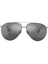 Burberry Eyewear Be3108 Gunmetal / Matte Black Sunglasses