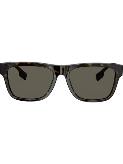 Burberry Eyewear Square Frame Sunglasses In Brown