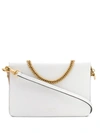 Givenchy Cross3 Leather And Suede Cross-body Bag In White