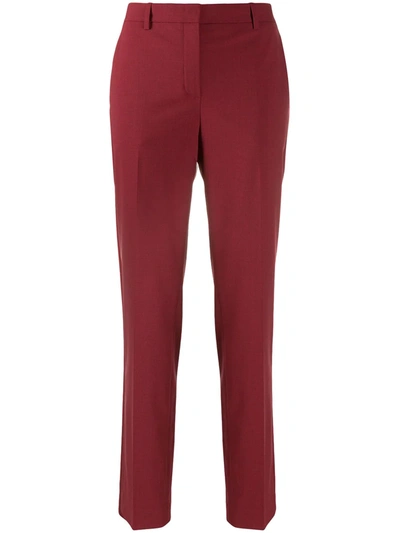 Theory Slim-fit Chinos In Red