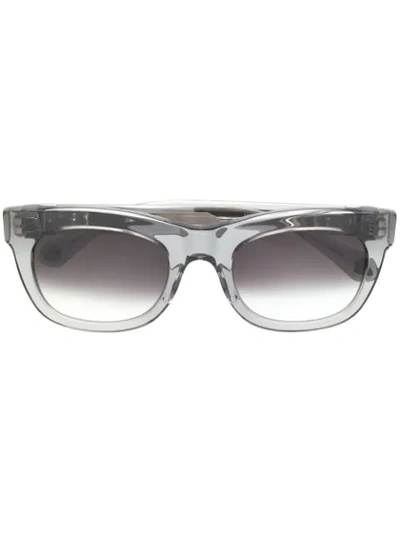 Matsuda Square Frame Sunglasses In Grey