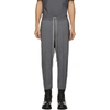 Rick Owens Astaires Drop Crotch Trousers In 06 Blu