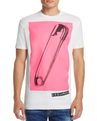 dsquared2 safety pin t shirt