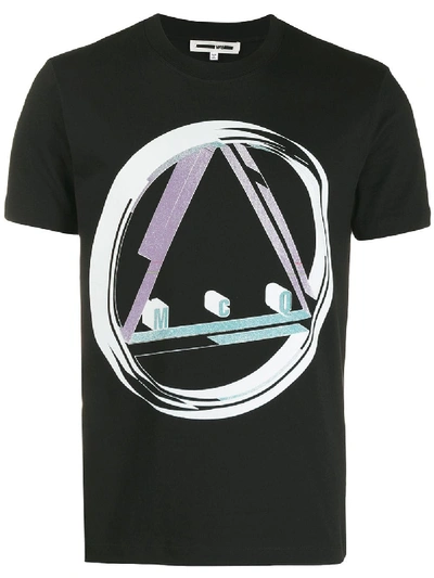 Mcq By Alexander Mcqueen Slim-fit Logo-print Cotton-jersey T-shirt In Black