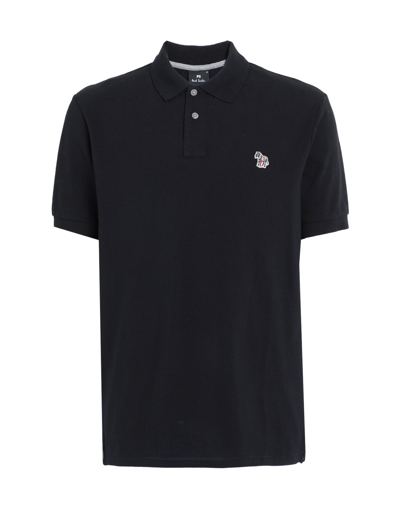 Ps By Paul Smith Polo Shirts In Black