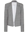 Tibi James Check Pattern Blazer In Multicolour