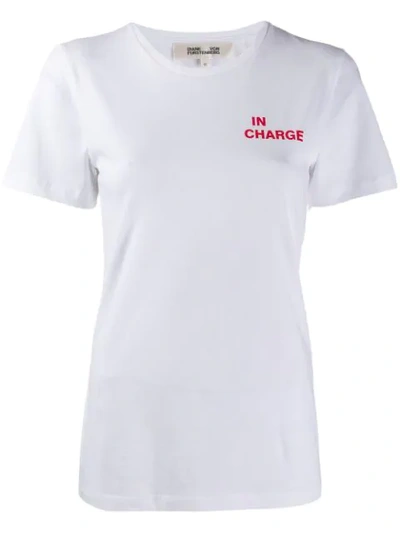 Diane Von Furstenberg In Charge T-shirt In White