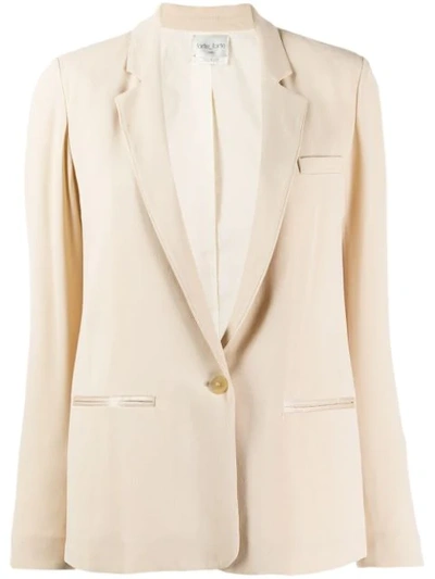 Forte Forte Classic Single-breasted Blazer In Neutrals