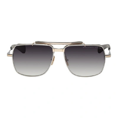 Dita Silver Symeta Type 403 Sunglasses In Blackpalldi