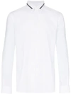 Givenchy Cotton Shirt W/logo Collar In White