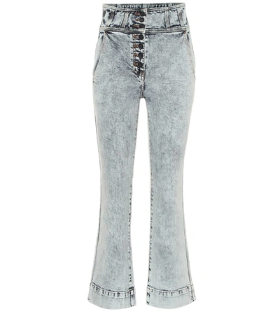 Ulla Johnson Ellis High-rise Flared Jeans In Blue