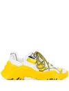 N°21 Nº21 Billy Chunky Sneakers - Yellow