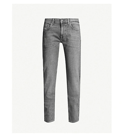 7 For All Mankind Kayden Slim Jeans In Grey