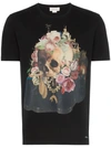 Alexander Mcqueen Skull Print Cotton Jersey T-shirt In Black