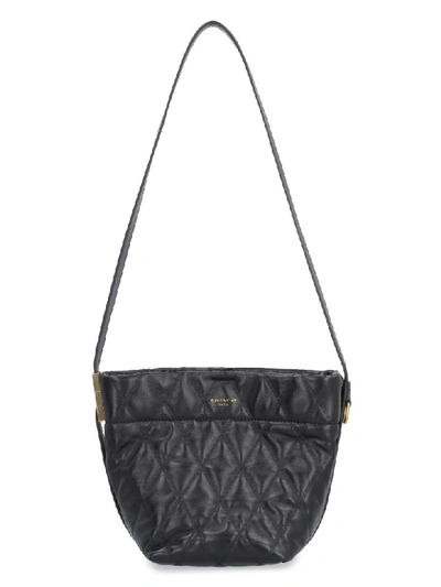 Givenchy Gv Bucket Quilted Leather Bag In Black