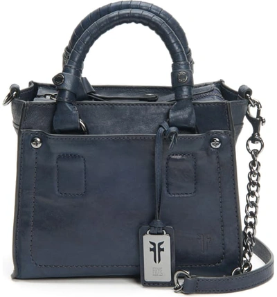 Frye Women's Demi Mini Leather Satchel Handbag In Iris