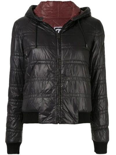 Pre-owned Chanel Bomber Style Zip Jacket In Black