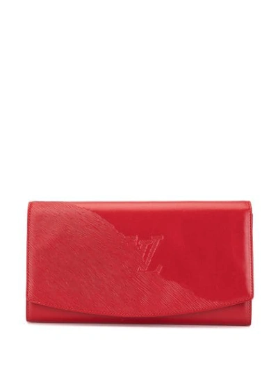 Louis Vuitton Opera Aegean Sea Clutch Hand Bag - Red