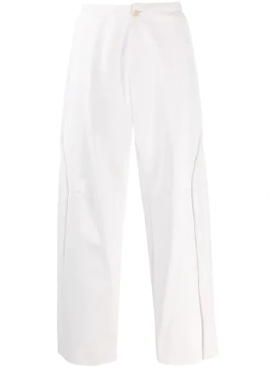 Pre-owned Walter Van Beirendonck 2009/10 Glow Faux Leather Trousers In White