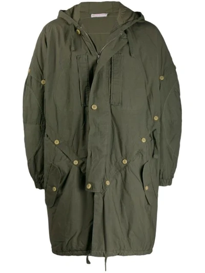 Pre-owned Walter Van Beirendonck 2012/13's Lust Never Sleeps Detachable Parka In Green