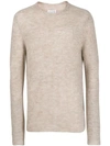 Maison Margiela Ribbed Jumper In Neutrals