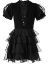 Macgraw Chapter Ruffled Dress In Black