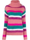 Semicouture Dotty Jumper In Pink