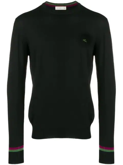 Etro Knitted Sweatshirt In Black