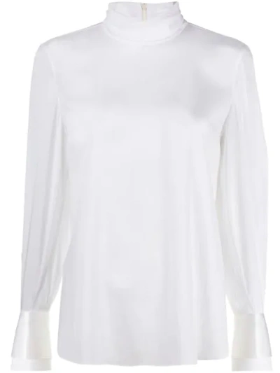 Brunello Cucinelli Double-cuffed Shirt In White