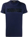 Dsquared2 Logo Print T-shirt In Blue