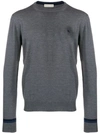 Etro Crew Neck Sweatshirt In Grey