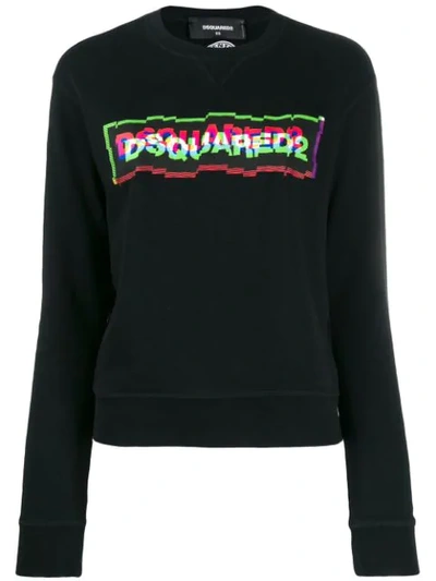 Dsquared2 Logo Sweatshirt In Black