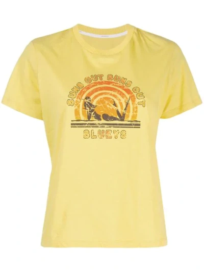 Zimmermann Graphic Print T-shirt - Yellow