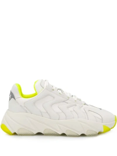 Ash Chunky Sole Sneakers In White