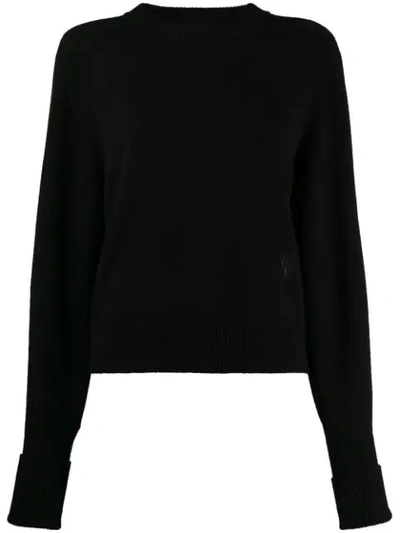 Chloé Long Sleeved Pullover In Black