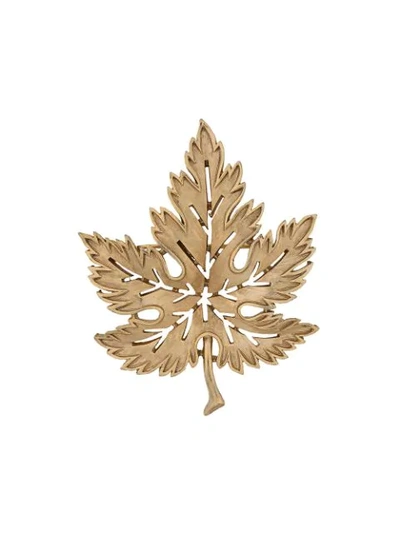 Pre-owned Susan Caplan Vintage '1960s Trifari Brooch In Gold