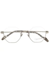 Yohji Yamamoto Achteckige Sonnenbrille - Silber In Silver