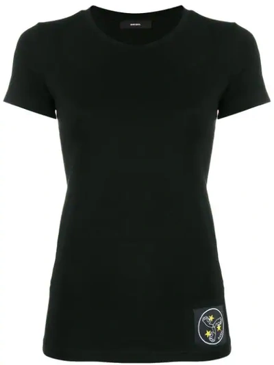 Diesel T-supery-g T-shirt In Black