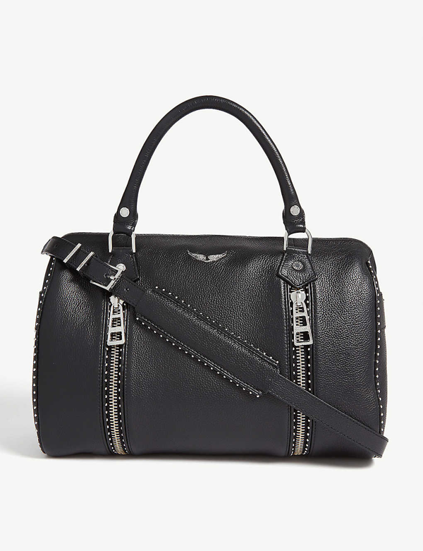 Zadig & Voltaire Xs Sunny Crossbody Bag In Black Leather In Noir ModeSens